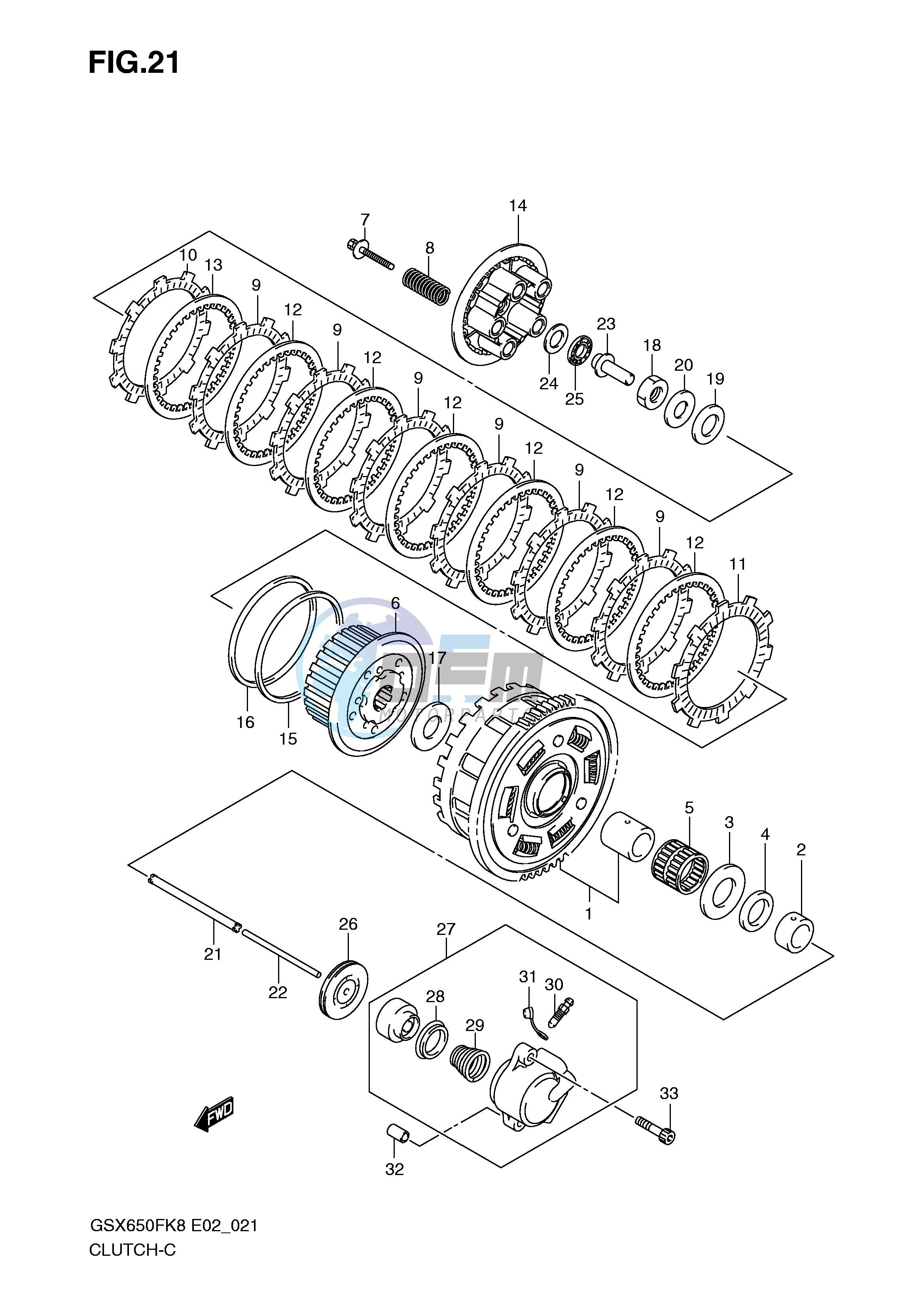 CLUTCH (MODEL K8)