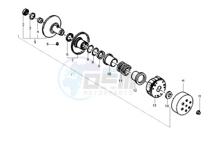 NRG MC3 50 drawing Driven pulley