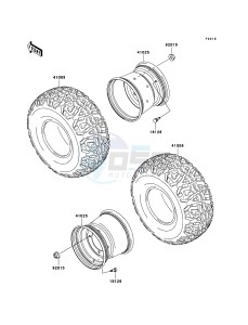 MULE 3000 KAF620G6F EU drawing Tires