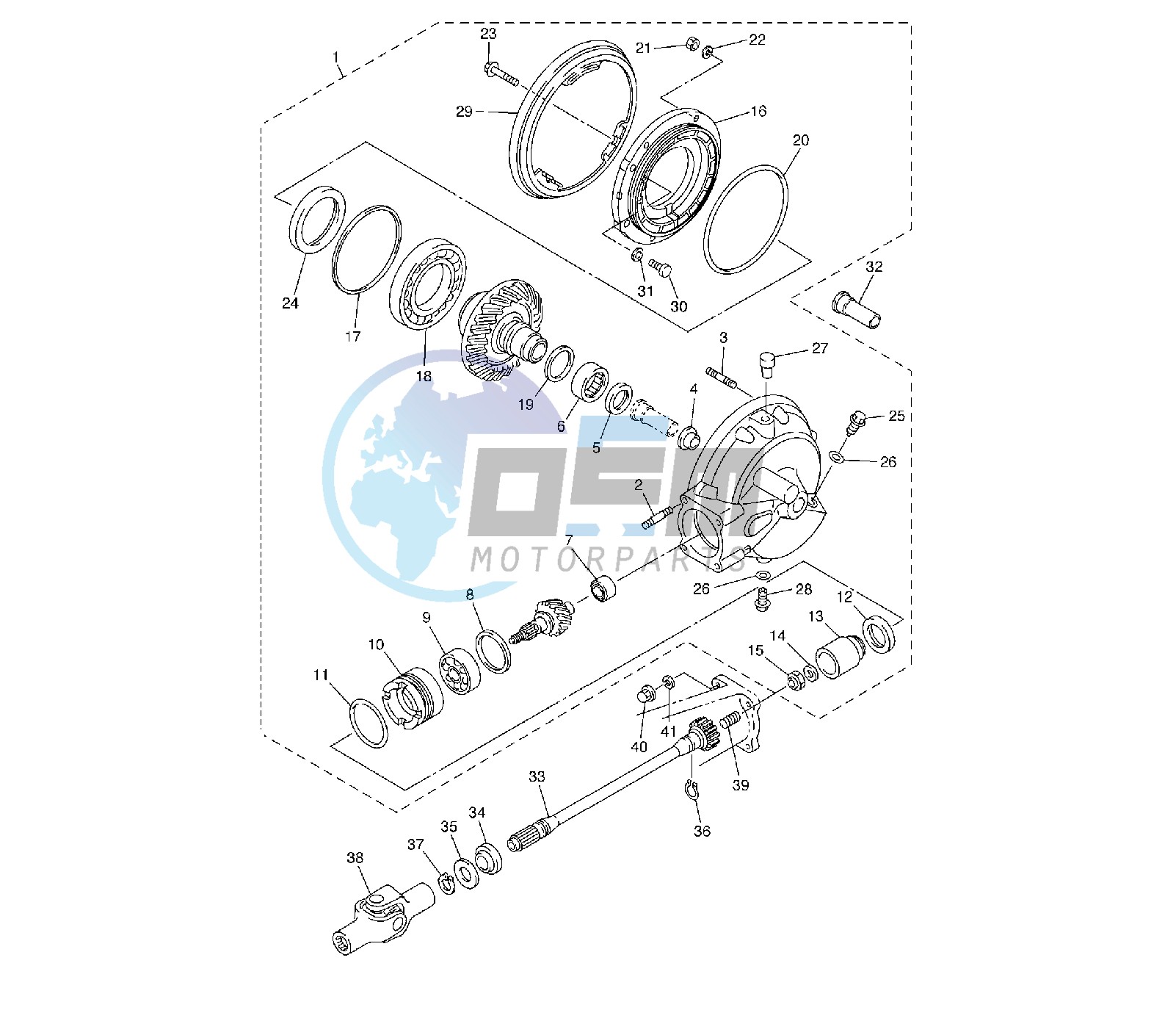 DRIVE SHAFT AND FINAL GEAR