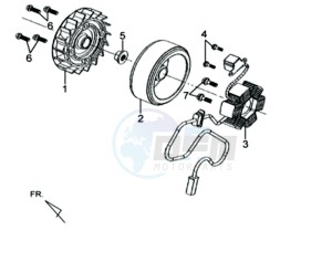 MIO 50 SPORT 25 KMH drawing MAGNETO / FLYWHEEL