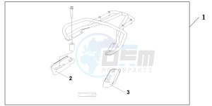 CBF600N drawing REAR CARRIER