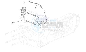 Atlantic 300 drawing Starter motor