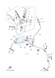 YFM700FWB YFM7NKDXK (B6K7) drawing FRONT MASTER CYLINDER