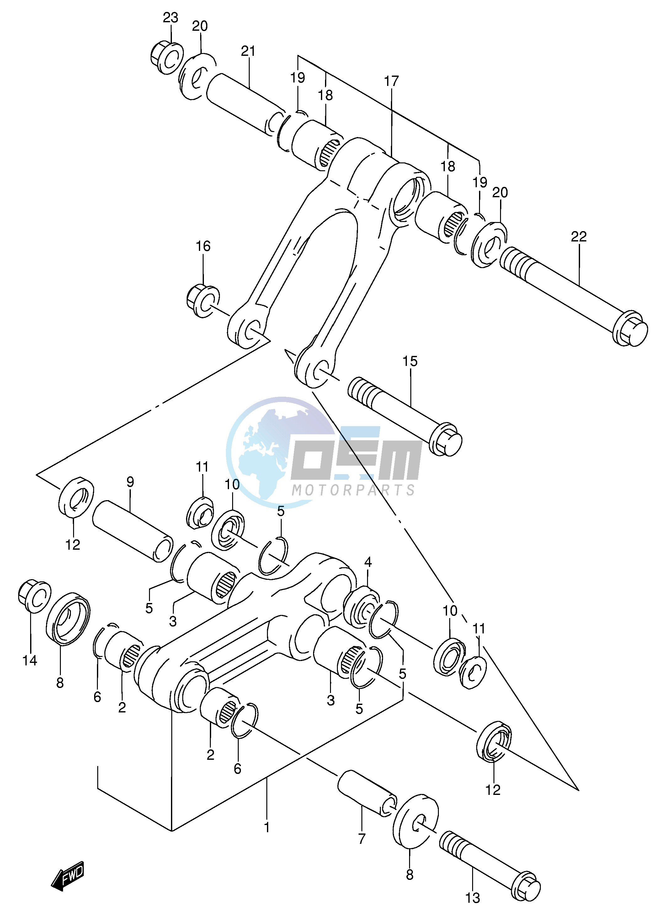 REAR CUSHION LEVER