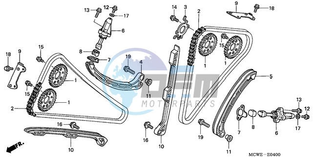 CAM CHAIN/TENSIONER