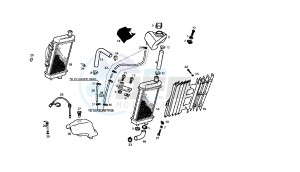 SENDA SM X-RACE - 50 CC VTHSR2E1A EU2 drawing COOLING SYSTEM