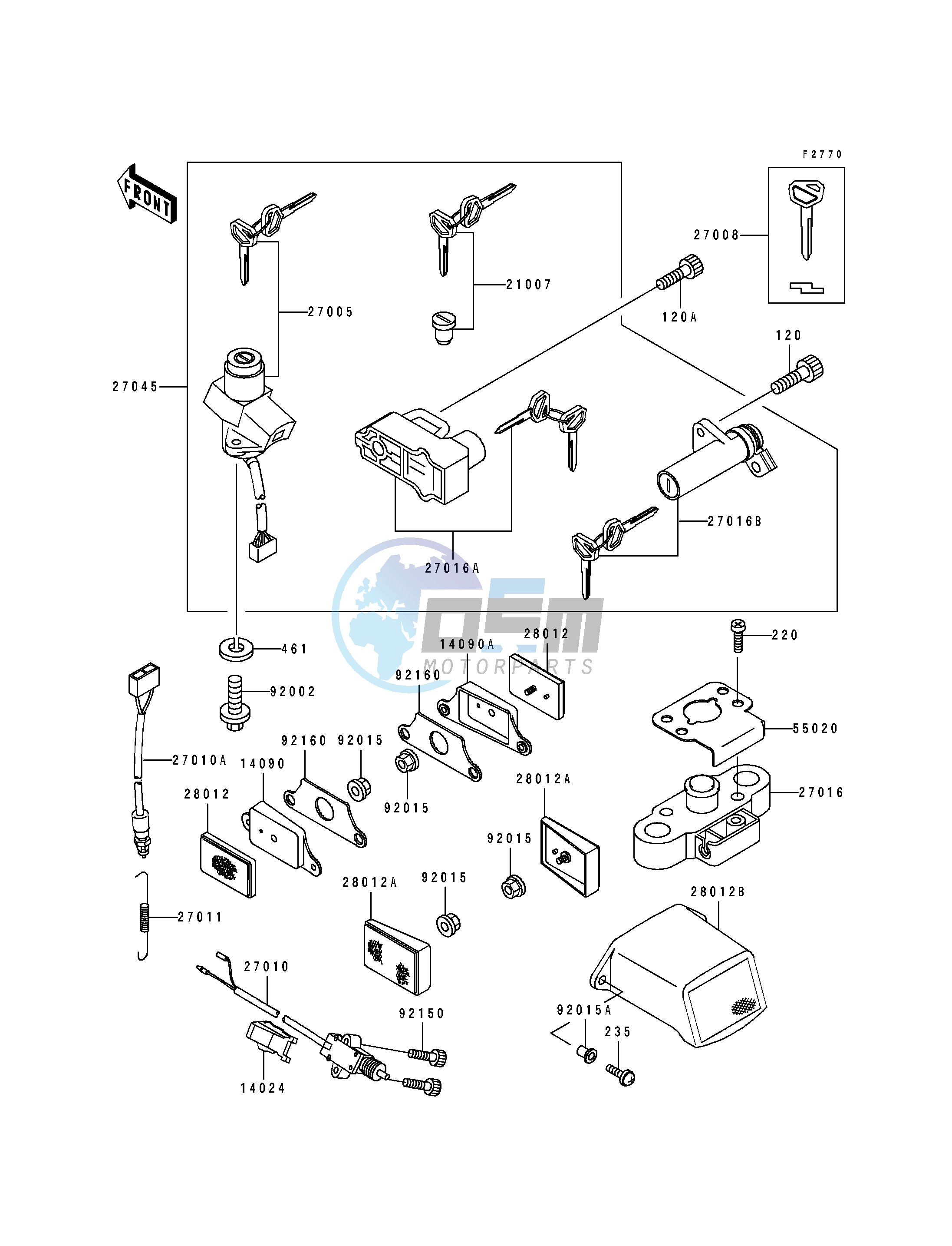 IGNITION SWITCH_LOCKS_REFLECTORS