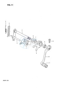 JR50 (P28) drawing GEAR SHIFTING