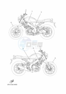 XSR125 MTM125 (BGX3) drawing GRAPHIC & EMBLEM