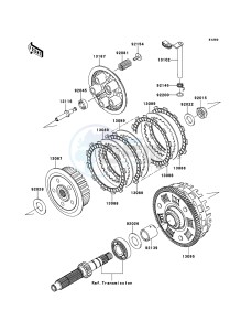 VERSYS KLE650CBF GB XX (EU ME A(FRICA) drawing Clutch