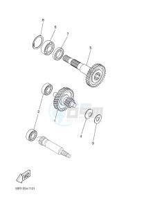 NS50 AEROX R (1PH7 1PH7 1PH7 1PH7) drawing TRANSMISSION