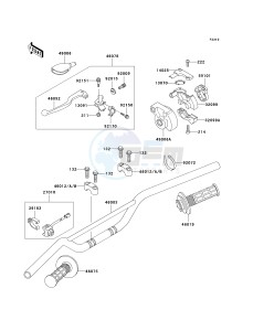 KX 100 A [KX100 MONSTER ENERGY] (A6F - A9FA) D6F drawing HANDLEBAR