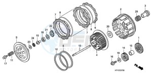 TRX450ER9 Australia - (U / SEL) drawing CLUTCH