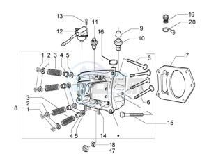 Beverly 500 drawing Head-Valves