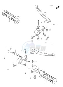 AE50 (E1) drawing HANDLE LEVER