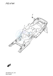 GSX-1250F ABS EU drawing REAR FENDER