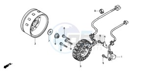 VT125C2 drawing GENERATOR