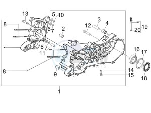 Stalker 50 Naked (UK) UK drawing Crankcase