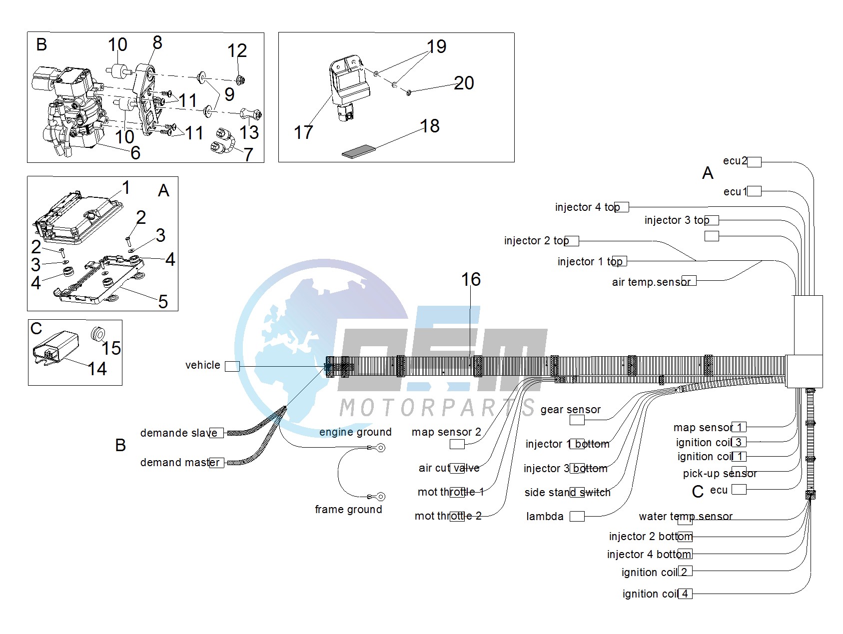 Central electrical system