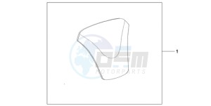 VFR800A9 UK - (E / ABS MME) drawing TANK PAD