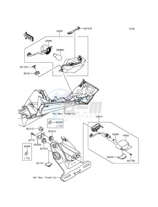 Z250SL BR250EFF XX (EU ME A(FRICA) drawing Taillight(s)