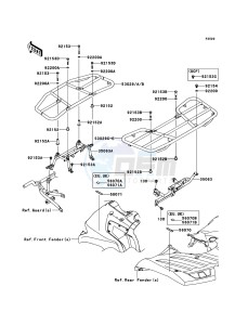 KVF750_4X4_EPS KVF750GCF EU GB drawing Carrier(s)