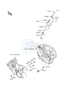 KVF 650 D ([BRUTE FORCE 650 4X4] (D6F-D9F) D8F drawing GEAR CHANGE MECHANISM