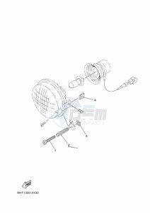 YFM450FWBD KODIAK 450 EPS (BHT1) drawing HEADLIGHT