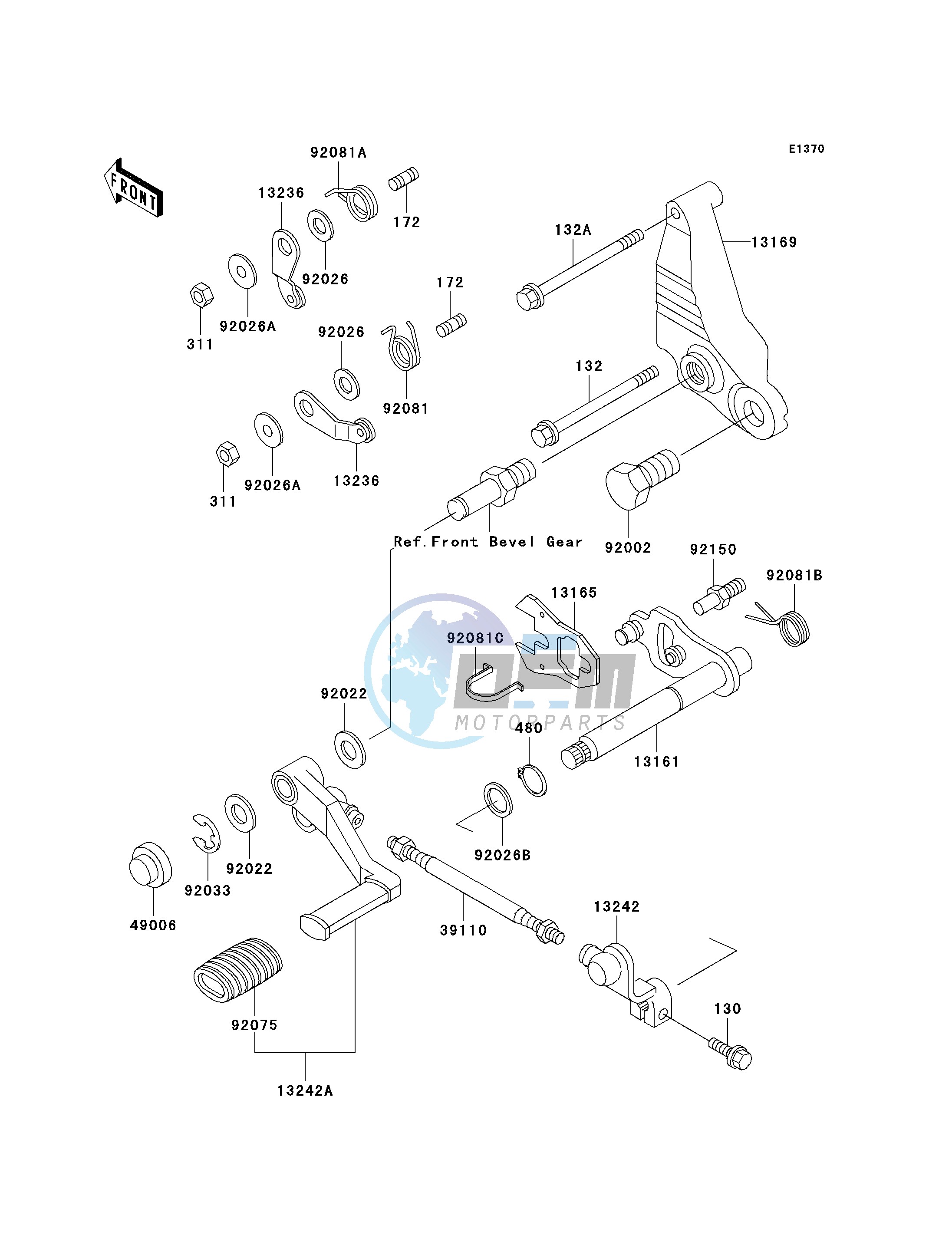 GEAR CHANGE MECHANISM