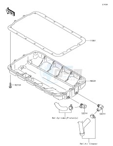 JET SKI STX-15F JT1500AGF EU drawing Oil Pan