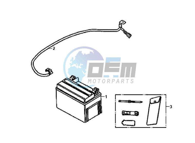 BATTERY / TOOLKIT