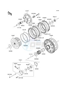 KRF 750 F [TERYX 750 4X4 NRA OUTDOORS] (F8F) C9FA drawing CLUTCH