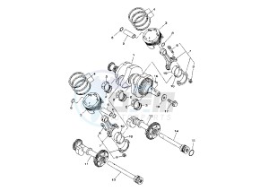 TDM 900 drawing CRANKSHAFT PISTON