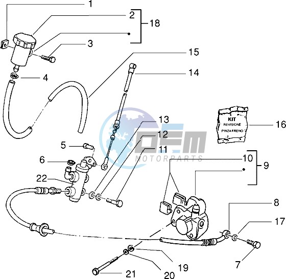 Front brake cylinder-Brake caliper