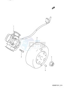 AD50 (E41) drawing MAGNETO