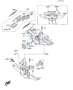 JS 300 B [JS300] (B3) [JS300] drawing CRANKCASE