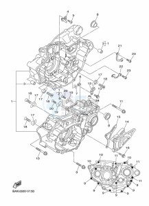 WR250F (BAKJ) drawing CRANKCASE