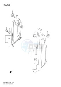 VZR1800 (E2) INTRUDER drawing SIDE REAR COVER