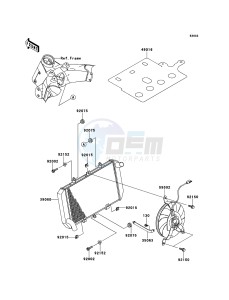 Z1000 ZR1000DCFA FR GB XX (EU ME A(FRICA) drawing Radiator