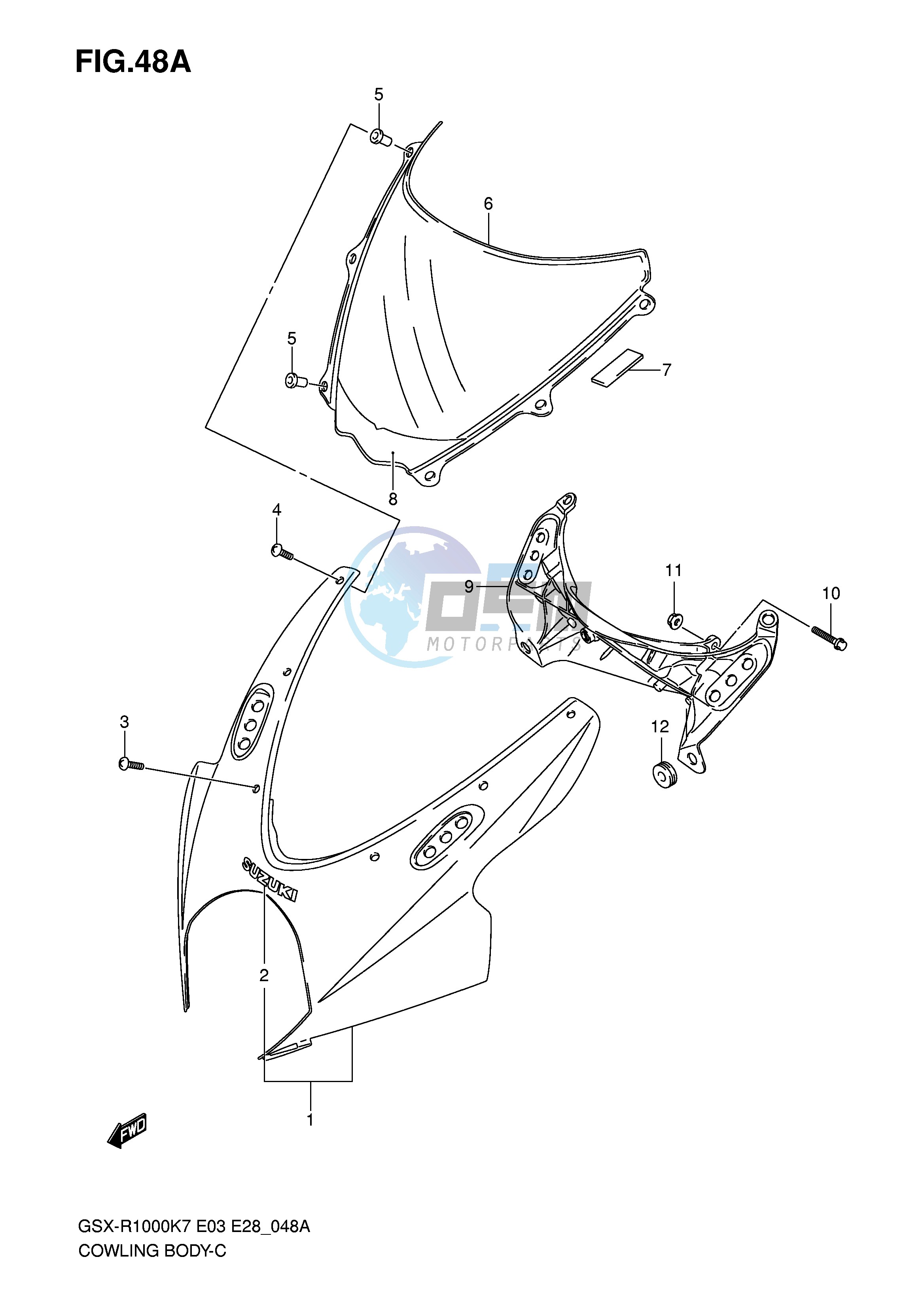 COWLING BODY (MODEL K8)