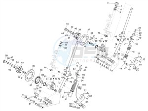 PRIMAVERA 150 4T 3V IGET ABS-NOABS E2-E3-E4 (APAC) drawing Fork/steering tube - Steering bearing unit