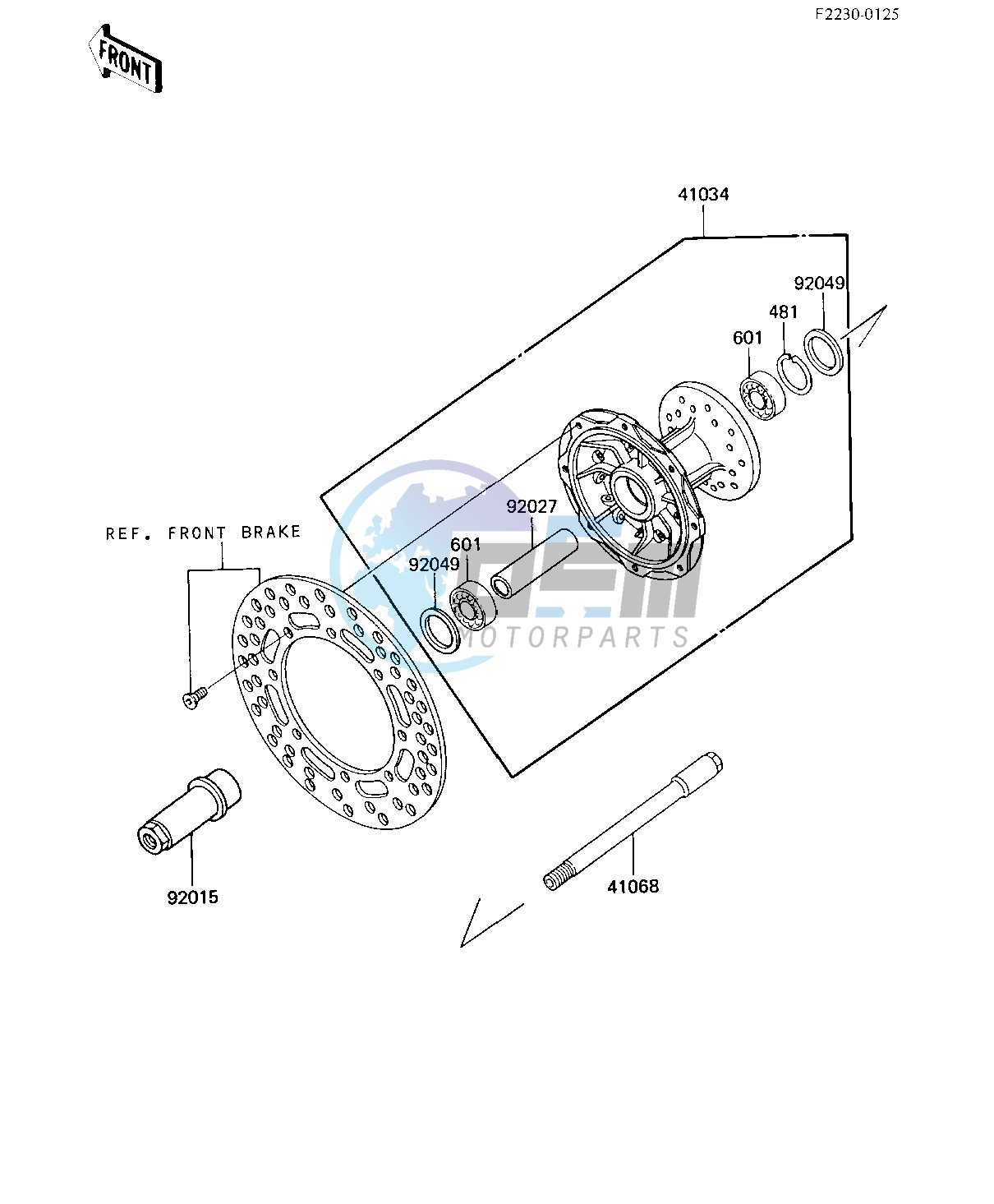 FRONT HUB