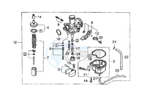 Cougar 125 drawing Carburettor