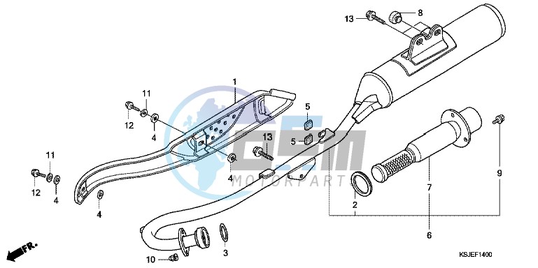 EXHAUST MUFFLER