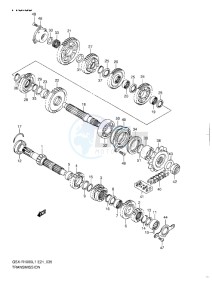 GSX-R1000 drawing TRANSMISSION