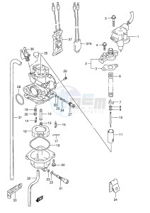 AE50 (E1) drawing CARBURETOR