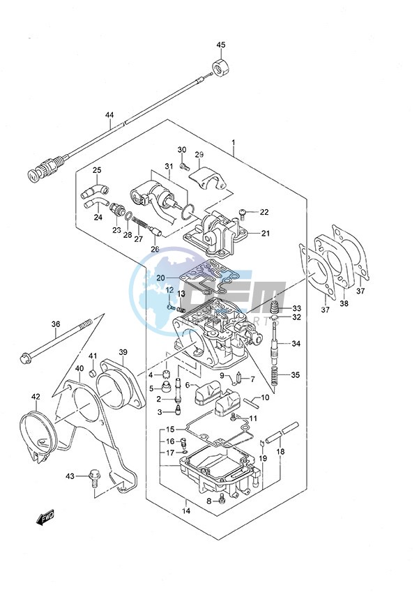 Carburetor Non-Remote Control