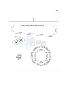 KX 250 L [KX250] (L1) [KX250] drawing CHAIN KIT