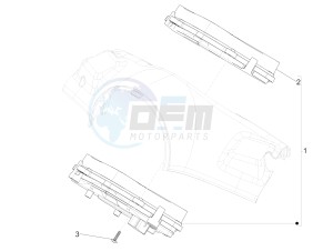 PRIMAVERA 150 4T 3V IE ABS-NOABS E3-E4 (EMEA, LATAM, APAC) drawing Meter combination - Cruscotto